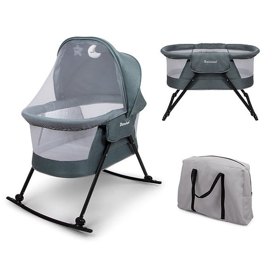 Berço de baloiço 3em1 Adora Green Baninni