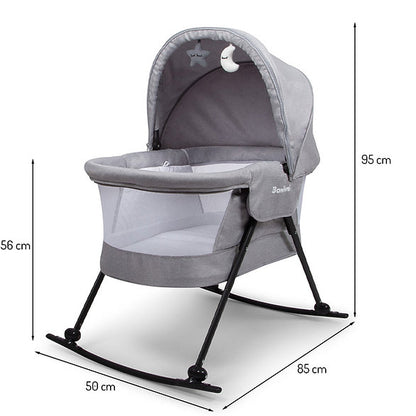 Berço de baloiço 3em1 Adora Green Baninni