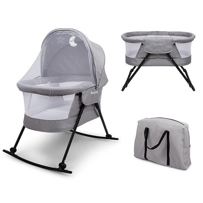 Berço de baloiço 3em1 Adora Gray Baninni