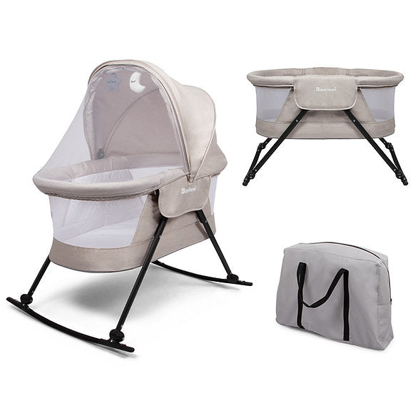 Berço de Baloiço 3em1 Adora Sand Baninni