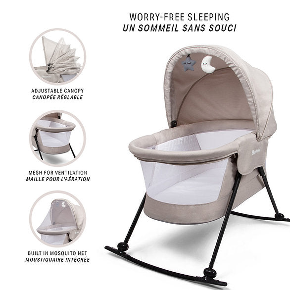 Berço de Baloiço 3em1 Adora Sand Baninni