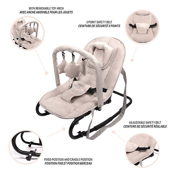 Espreguiçadeira Malena Beige Baninni