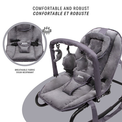 Espreguiçadeira Malena Gray Baninni