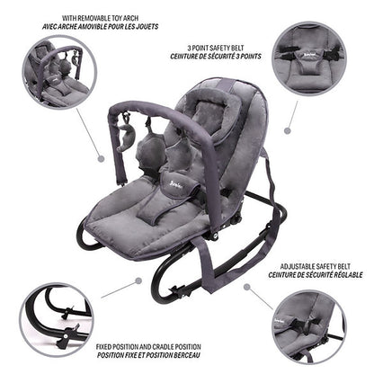 Espreguiçadeira Malena Gray Baninni