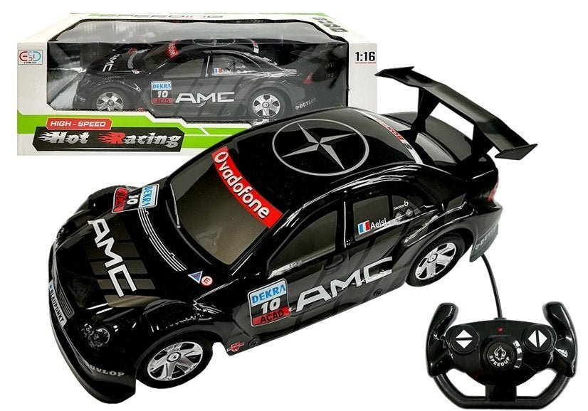Carro telecomandado desportivo 1:16 preto