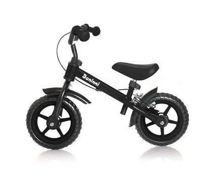 Bicicleta de equilíbrio Wheely Black Baninni