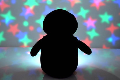 Projetor Lâmpada Pinguim Blue Baninni