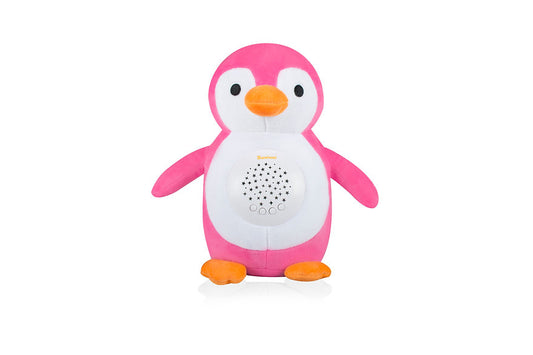 Projetor Lâmpada Pinguim Pink Baninni