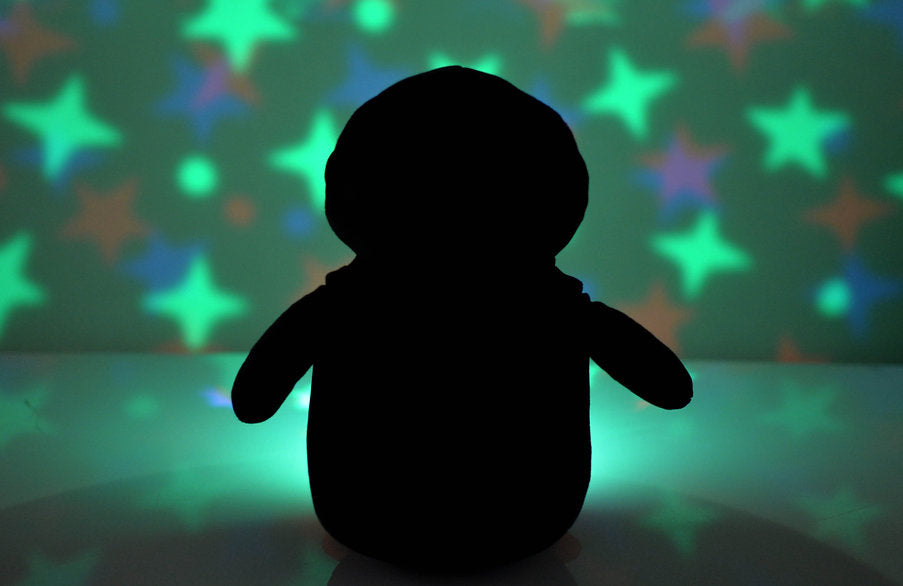 Projetor Lâmpada Pinguim Pink Baninni