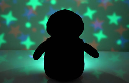 Projetor Lâmpada Pinguim Pink Baninni