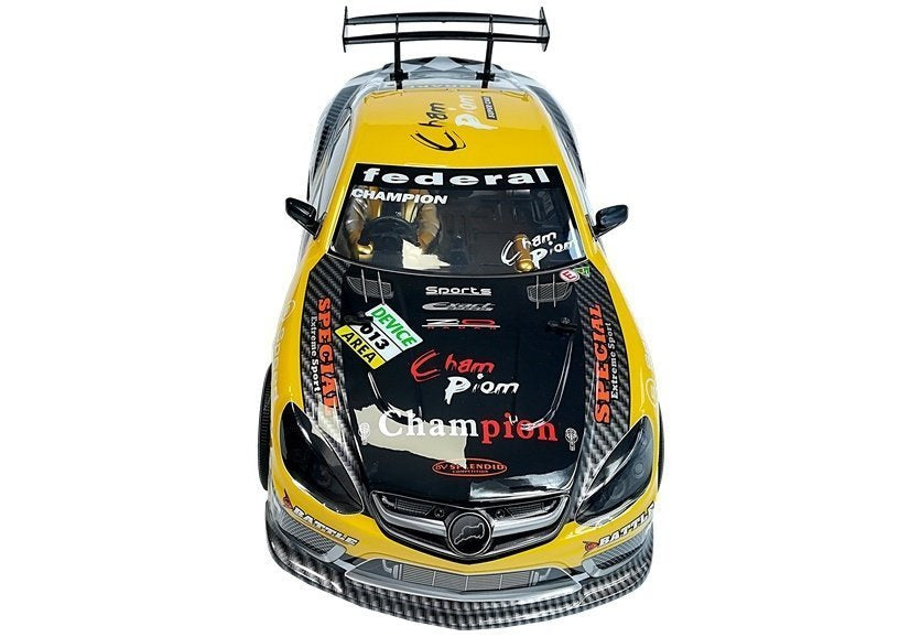 Carro telecomandado desportivo 2.4GHz amarelo