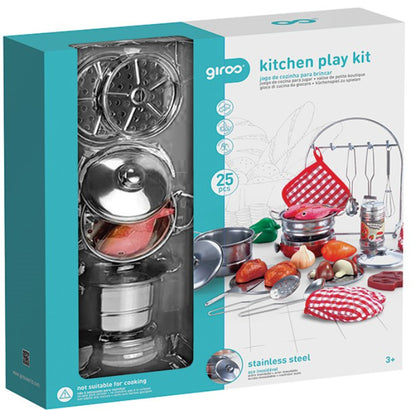 Set Cozinha Utensã­lios Metal 25 Peças