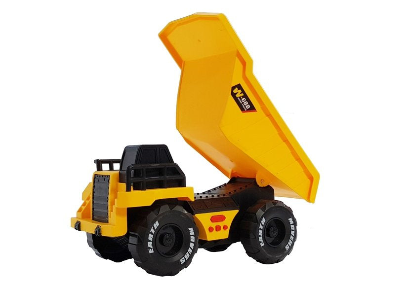 Camião dumper fricção com som e luz