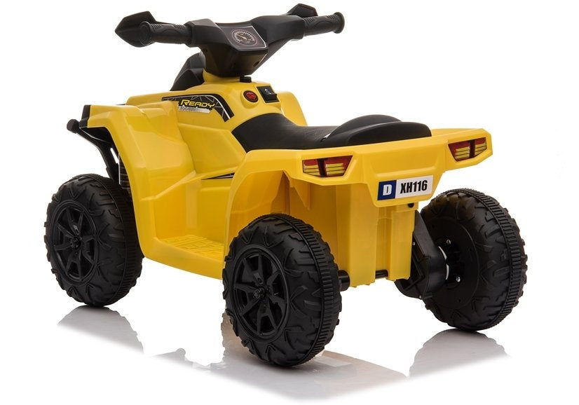 Quadriciclo elétrico infantil XH116 amarelo