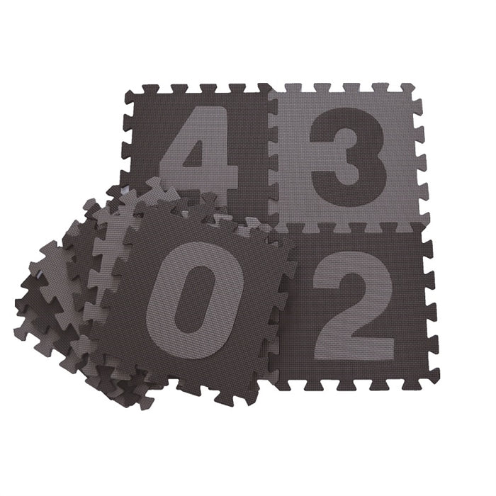 Tapete Puzzle Sensorial BabyTrold Black/Grey