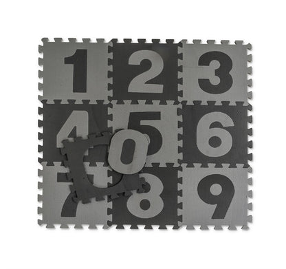 Tapete Puzzle Sensorial BabyTrold Black/Grey