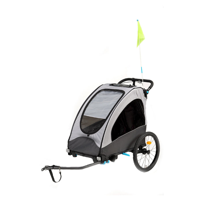 Atrelado Multifunções BabyTrold Roadrunner Black/Grey