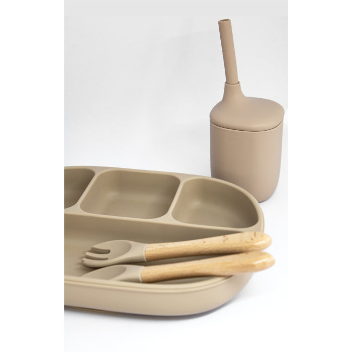 Talheres de Silicone Markland khaki