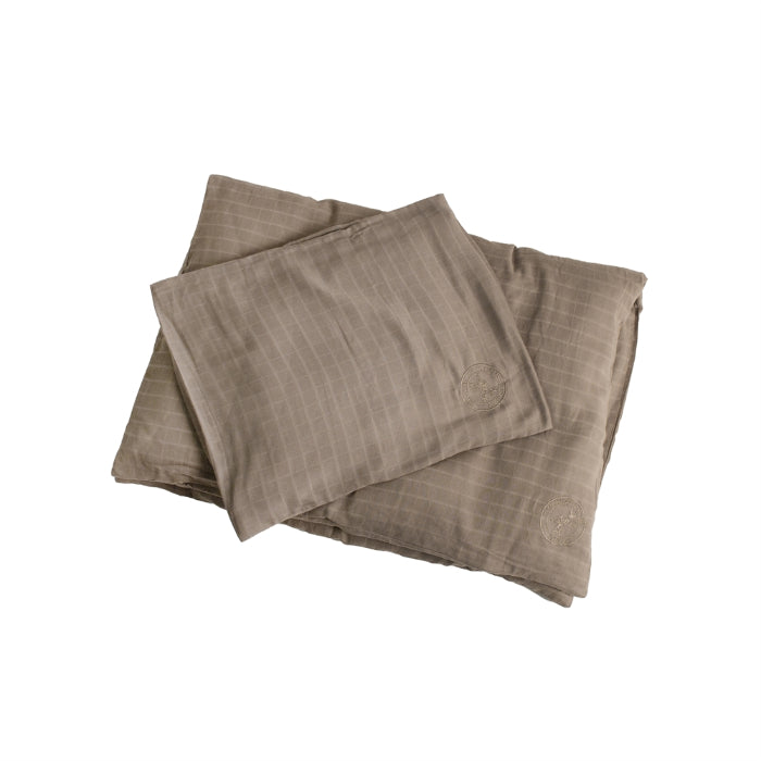 Conjunto roupa de cama Markland Pure Muslin khaki