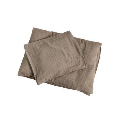 Conjunto roupa de cama Markland Pure Muslin khaki