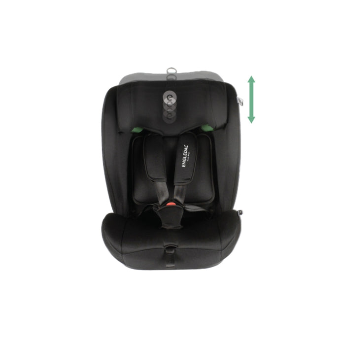 Cadeira Auto I-SIZE 76-150cm Engledak Nuka Black Black