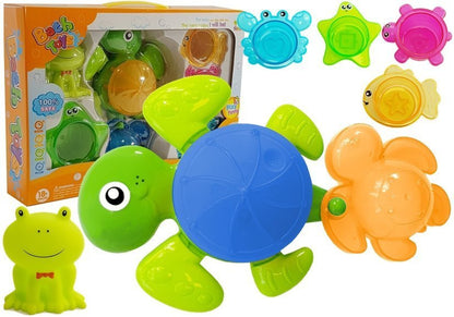 Conjunto banho tartarugas com cascata estrela do mar