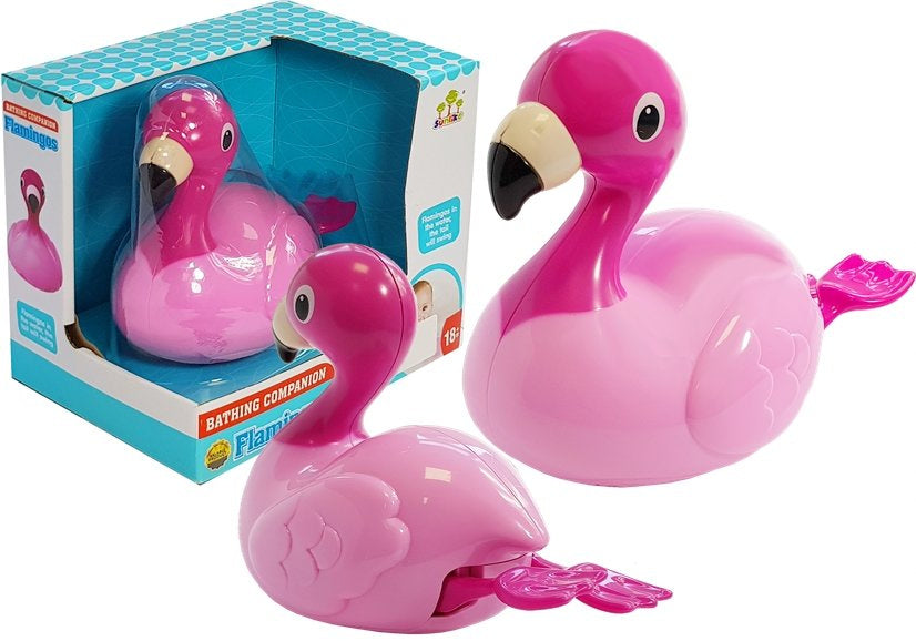 Flutuador flamingo banho