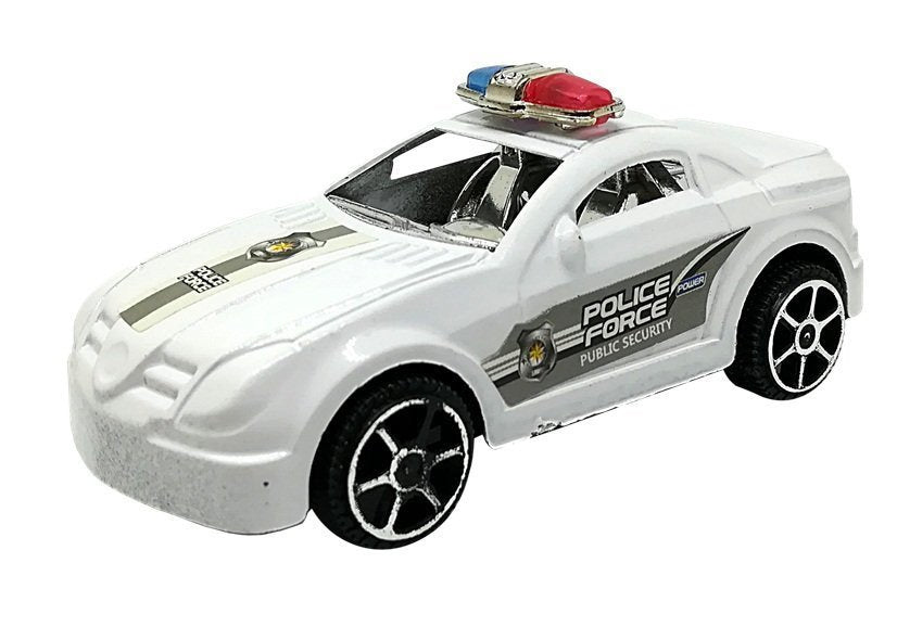 Conjunto veículos polícia guarda motorizados 6 peças (1 unidade, sortido)