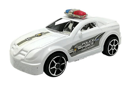 Conjunto veículos polícia guarda motorizados 6 peças (1 unidade, sortido)