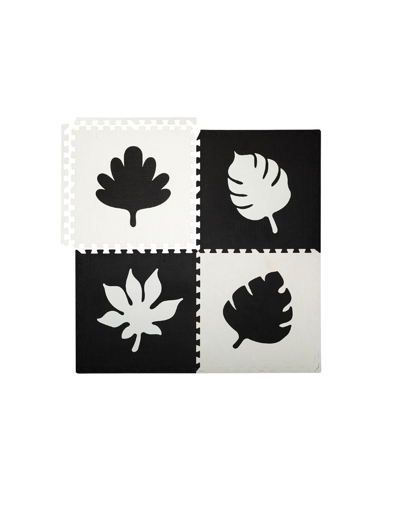 Tapete Puzzle Sensorial 3D Momi Feli Black