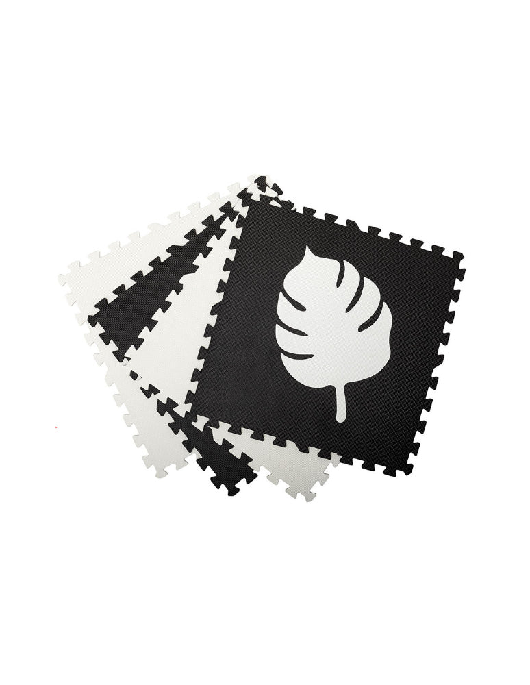 Tapete Puzzle Sensorial 3D Momi Feli Black