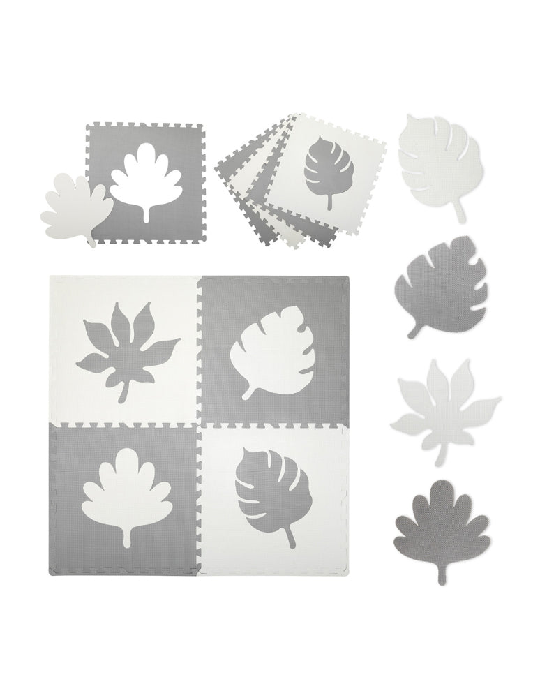 Tapete Puzzle Sensorial 3D Momi Feli Grey