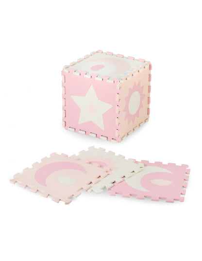 Tapete Puzzle Sensorial 3D Momi Nebe Pink
