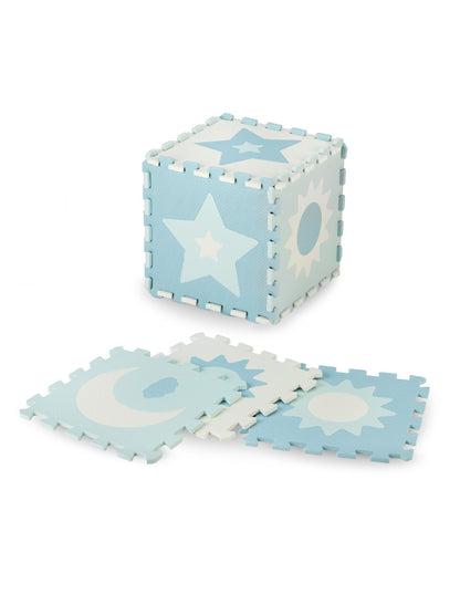 Tapete Puzzle Sensorial 3D Momi Nebe Blue