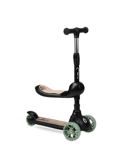 Scooter 2 em 1 Momi Kiuru Black