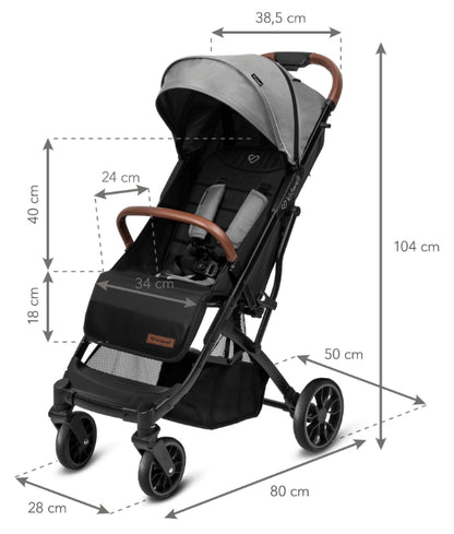 Carrinho de bebé Kidwell Colmer Cool Grey