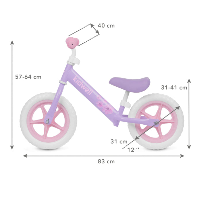 Bicicleta de Equilíbrio Kidwell Rebel Violet