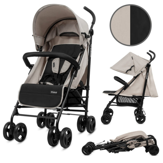 Carrinho de bebé Kidwell Qugar Beige/Black