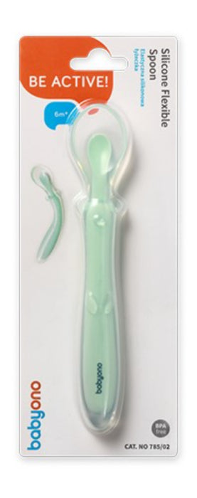 Colher flexível de silicone Baby Ono Menta