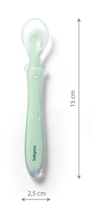 Colher flexível de silicone Baby Ono Menta