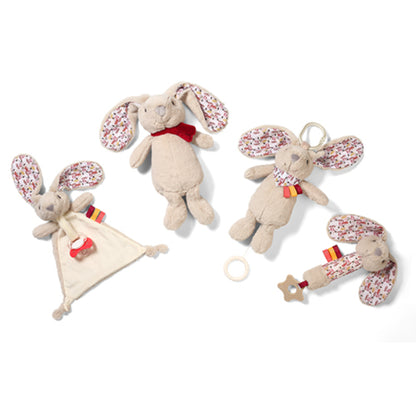 Doudou com porta-chupeta Baby Ono Rabbit Milly