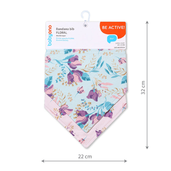 Babete bandana Floral Baby Ono