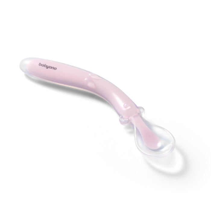 Colher flexível de silicone Baby Ono Rosa