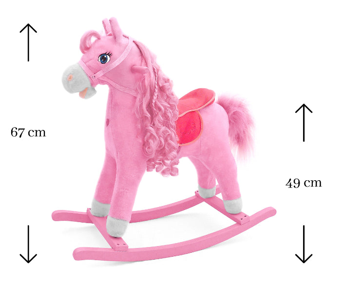 Cavalo de Baloiço Milly Mally Princess Pink