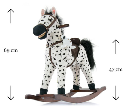 Cavalo de Baloiço Milly Mally Mustang Black Dot
