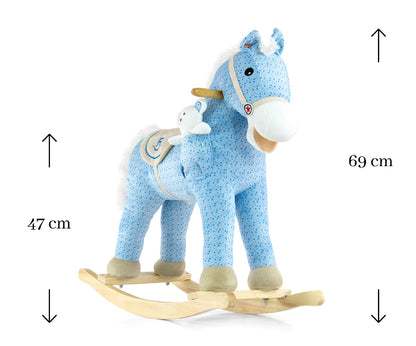 Cavalo de Baloiço Milly Mally Pony Blue