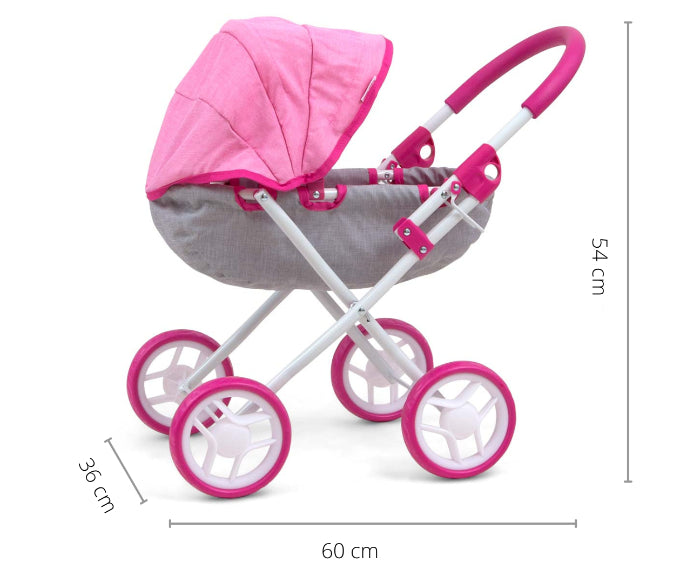 Carrinho de Bonecas Milly Mally Dori Prestige Pink