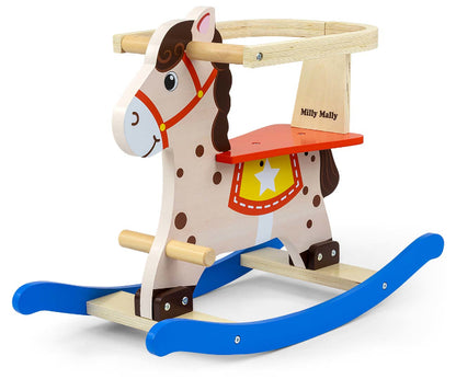 Cavalo de Baloiço Milly Mally Lucky 12 Blue/Red