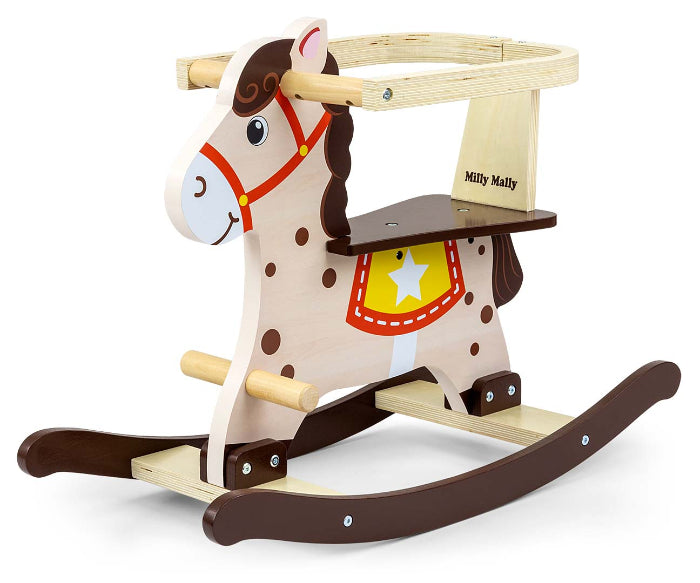 Cavalo de Baloiço Milly Mally Lucky 12 Brown