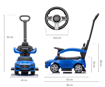 Ride on Milly Mally Mercedes C-Class Blue
